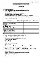 Bài tập trắc nghiệm môn Đại số 10 (Chương trình cả năm)